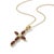 Beautiful Garnet Cross Pendant | January Birthstone Pendant | Unique Gifts for Her For Sale - Image 4 of 4