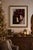 2020s Substantial 40” Tall Framed Christmas Bell Wall Canvas Art With Ornate Gilt Wood Frame & Silk Mat For Sale - Image 5 of 11