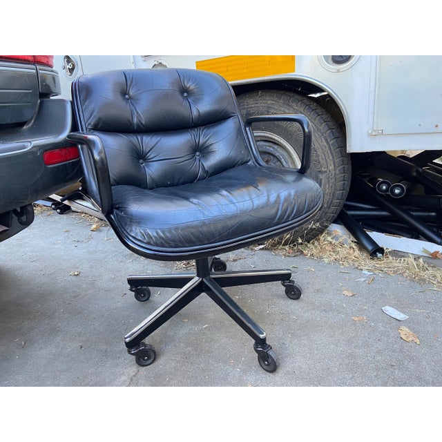 1980s Knoll Charles Pollock Chair For Sale - Image 12 of 12