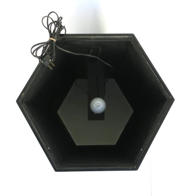 Black Pedestal Column Stand or Table, Circa 1970s Modern For Sale - Image 11 of 13