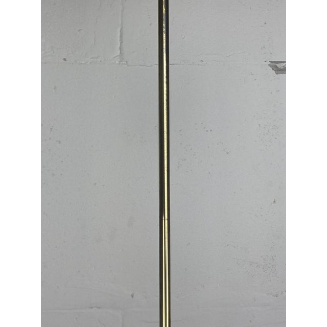 Telescopic Brass and Pencil Reed Rattan Bamboo Hanging Pendant Lamp, Italy, 1970s For Sale - Image 11 of 15