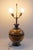 Brown Turned Wooden Ball Lamp Base with Two Lights, 1980s For Sale - Image 8 of 11