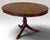 Vintage Drexel Chippendale Mahogany Pedestal Dining Table With Burlwood Veneer Top This elegant vintage Chippendale-style...