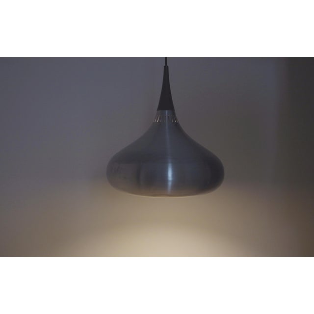 Mid-Century Danish Aluminum Pendant Lamp by Jo Hammerborg for Fog & Mørup, 1960s For Sale - Image 4 of 15