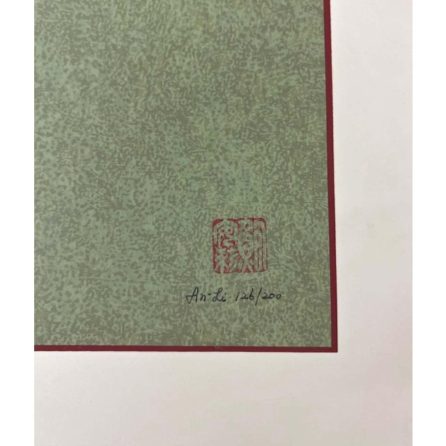 "Spring Peonies" by An-Li Han Hand signed and numbered by the artist Limited Edition Serigraph on paper Hand signed by the...