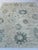 2000 - 2009 Oushak Handmade Wool Rug in Ivory and Blue For Sale - Image 5 of 5