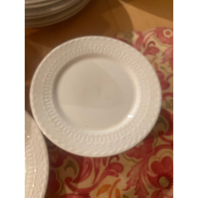 Ceramic Wicker White Cuisinart Dishes Set of 8 With Serving Pieces - 43 pcs For Sale - Image 7 of 10