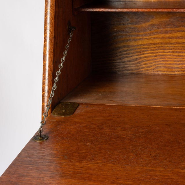 American Antique Oak Larkin Desk For Sale - Image 3 of 10