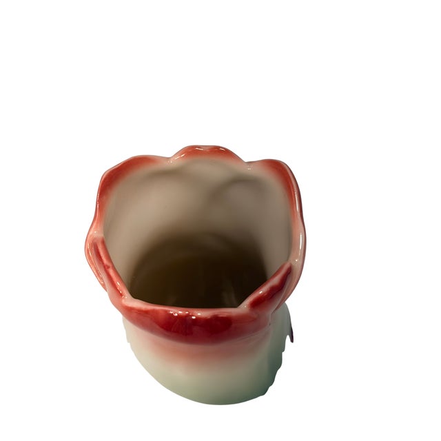 Vintage Franz Collection Porcelain Tulip Vase Hand Painted For Sale In Atlanta - Image 6 of 8