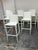 White Mario & Claudio Bellini for Heller Bellini Outdoor Barstools, Set of Six For Sale - Image 8 of 12