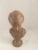 Taupe Vintage Borghese Italian Bust Signed Lebrun For Sale - Image 8 of 10