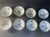 Vintage hand made and painted ceramic bowls from Portugal. The eight-piece set includes versatile bowls that are perfect...