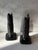 Abstract Pair of PartyLite "Metropolis" Ceramic Candle Holders For Sale - Image 3 of 12