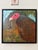 Dark Green “Dead Skunk” Turkey Vulture Painting by LWren Walraven For Sale - Image 8 of 15