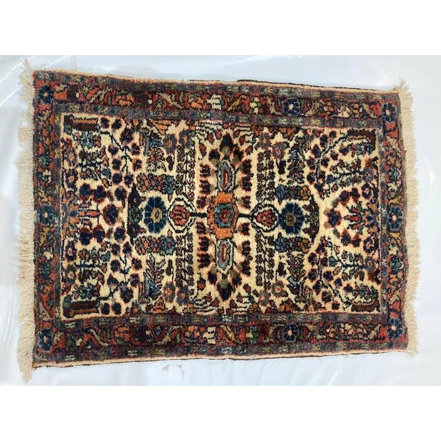 1920s 1920s Vintage Persian Bibikabad Rug For Sale - Image 5 of 5
