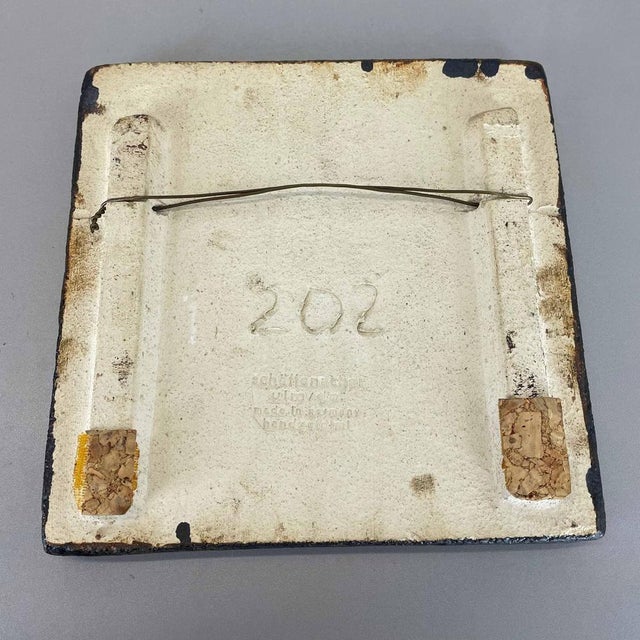Modernist West German Ceramic Wall Plate from Helmut Schäffenacker, 1960s For Sale - Image 16 of 18