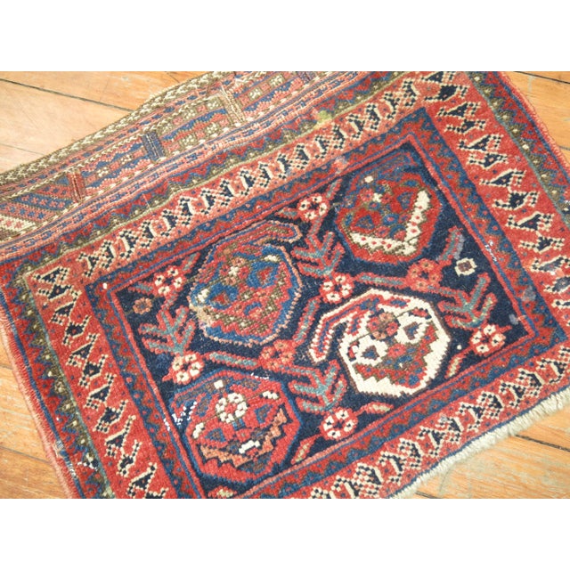 Antique Bagface Rug - 1'3" x 1'6" For Sale - Image 4 of 6