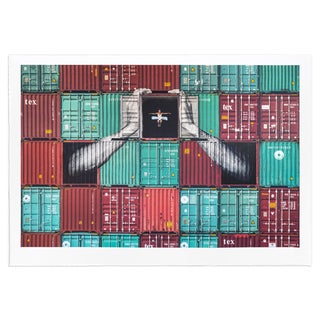 J.R., Ballerina in Containers, 2021, Lithograph For Sale