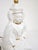 Vintage Table Lamp and Decorative Objects in White Ceramic, Italy, 1970s, Set of 3 For Sale - Image 6 of 12