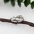 Round Green Tourmaline Ring With Diamond Accents: Solid 14k White Gold, 5.5mm, Size 6.75 For Sale - Image 9 of 9