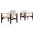 Tiki Lounge Chairs in Teak and Bouclé, 1960, Set of 2 For Sale - Image 12 of 12