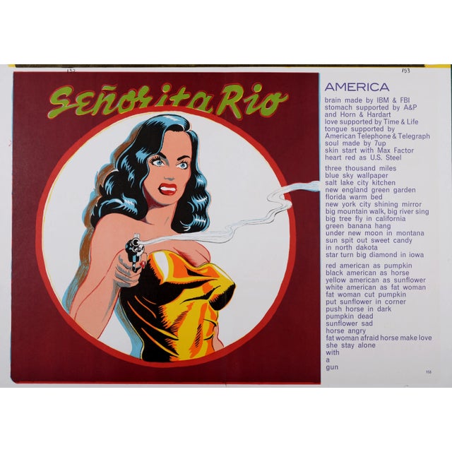 Mel RAMOS Senorita Rio, 1964 Color lithograph on double page vellum paper Limited edition of 2000 copies Published in...