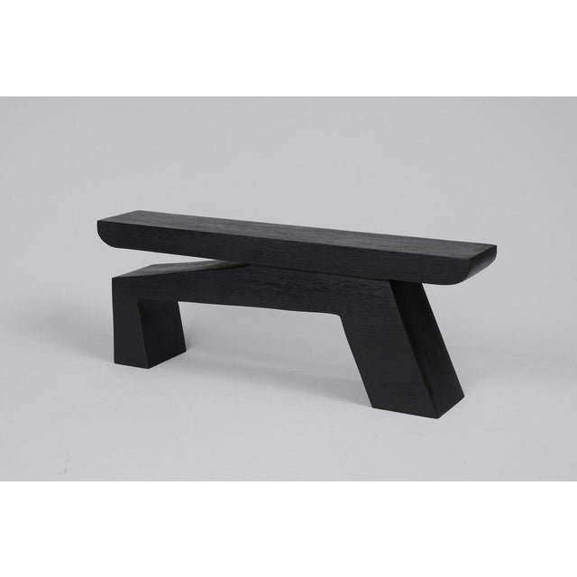 Sculptural Side Table by Logniture For Sale - Image 10 of 11