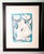 Late 20th Century Limited Edition European Modernist Screenprints – Signed Ljerka Njerš – Museum Framed Statement Art Pair - Mother - a Pair For Sale - Image 4 of 5