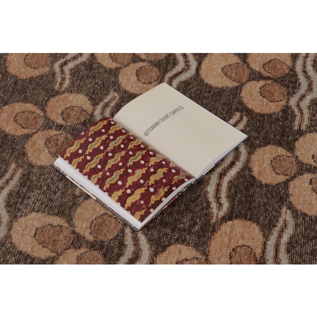 Rug & Kilim's Distressed Rug, Rich Brown With Chintamani Patterns For Sale - Image 9 of 10