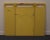 High End Vintage Yellow Painted Asian Inspired Faux Bamboo 56" Tri-View Mirror 625-36 For Sale In Kansas City - Image 6 of 7