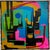 In Common by Jennifer Bobola | Mixed media abstract composition with vibrant colors. For Sale