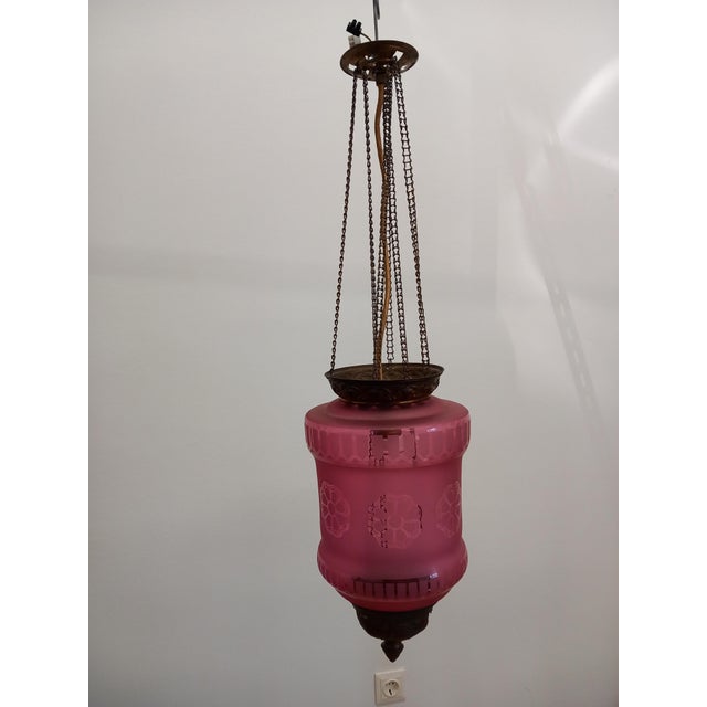 Art Nouveau Pendant Lamp, 1900s For Sale - Image 4 of 6