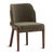 Upholstered contemporary dining chair which brings easy sophistication to any dining space. Beautiful grained walnut...