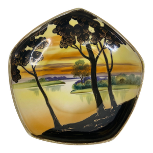 Antique Morimura Nippon Hand-Painted Bowl, Ca. 1911–1921