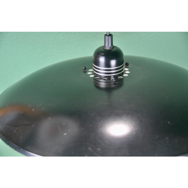 Danish Lamp in Black, 1970s For Sale - Image 6 of 11