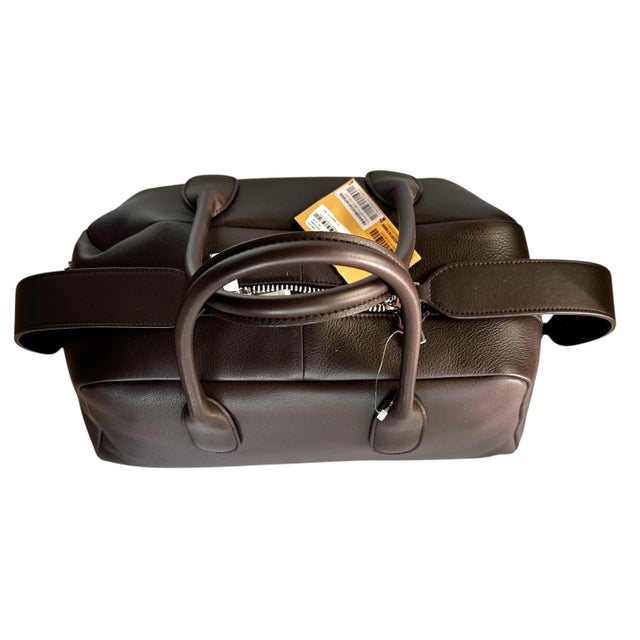 Metal 2025 Tod's Bauletto Leather Top Handle Shoulder Handbag Piccolo Palissandro For Sale - Image 7 of 17