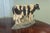 1900 - 1909 Cold Painted Cast Iron Cow Door Stop, 1900s For Sale - Image 5 of 7