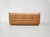 French Togo 3-Seater Sofa in Camel Leather attributed to Michel Ducaroy for Ligne Roset For Sale - Image 9 of 11