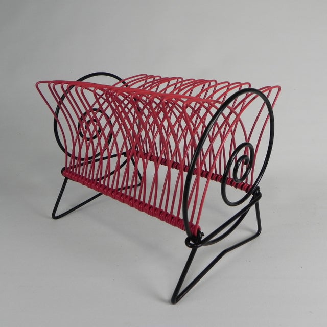 Record Rack for Singles or LPs, 1950s For Sale - Image 12 of 12