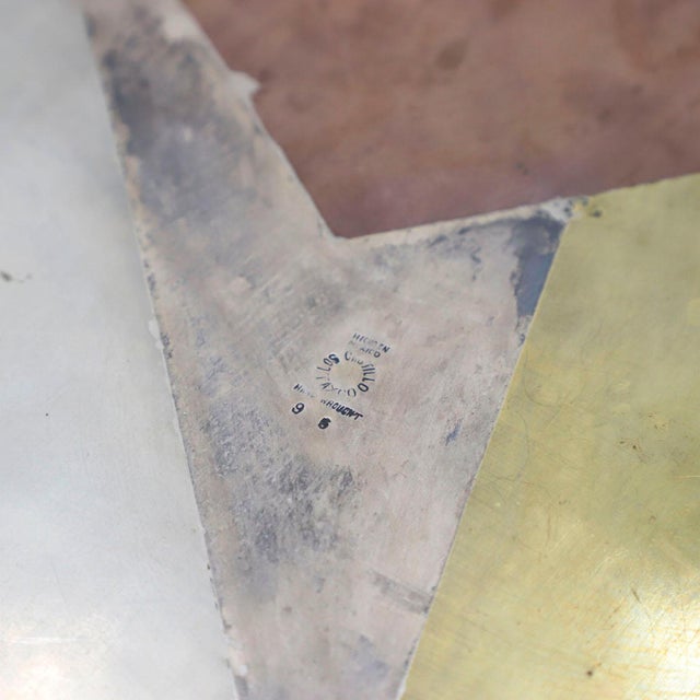 Mid-Century Modern 1970s Mexican Mixed Metal Tray by Los Castillo For Sale - Image 3 of 4
