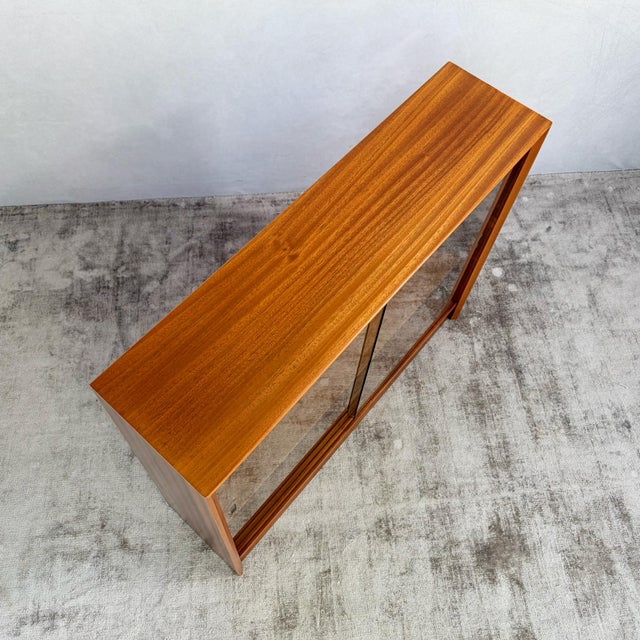 Bookcase with Sliding Glass Doors from Gibbs Furniture, 1960s For Sale - Image 6 of 9