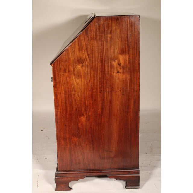 George III Mahogany Slant Top Desk For Sale - Image 4 of 12