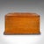 1900 - 1909 Antique Smoker's Box, English, Oak, Brass, Cigar Case, Club Lounge, Edwardian For Sale - Image 5 of 12