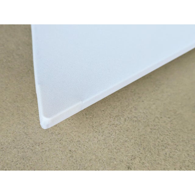 Sanka White Fabric Wall Light with Metal and Plastic by Takahama for Sirrah, 1970s For Sale - Image 9 of 15