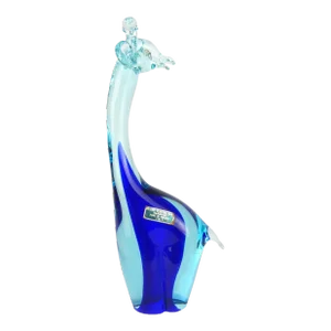 Mid 20th Century Salviati Murano Sommerso Glass Giraffe