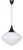 Mid-Century Chandelier in Chromed Steel and Opaline Glass, Czech, 1960s For Sale