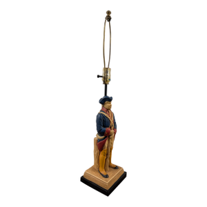 Vintage 1960 Colonial Soldier Table Lamp
