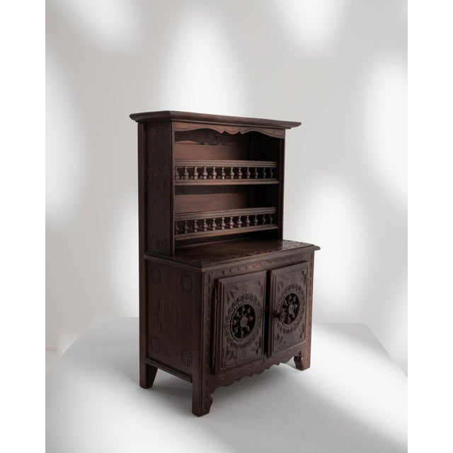 Miniature Wooden Cabinet from Nineteenth-Century France For Sale In Greensboro - Image 6 of 18