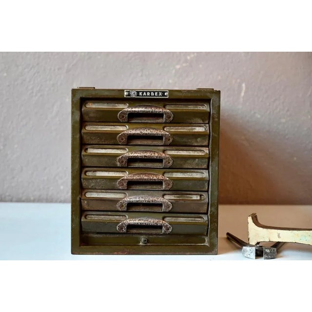 Small Kardex Industrial Atelier Cabinet For Sale - Image 10 of 10