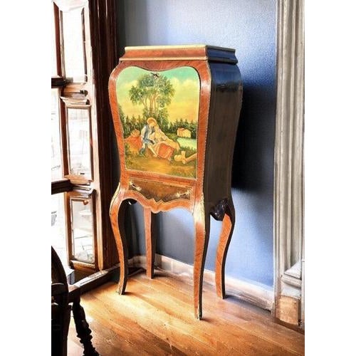 French Style Drinks Cabinet with Ormolu and Marble For Sale - Image 13 of 13